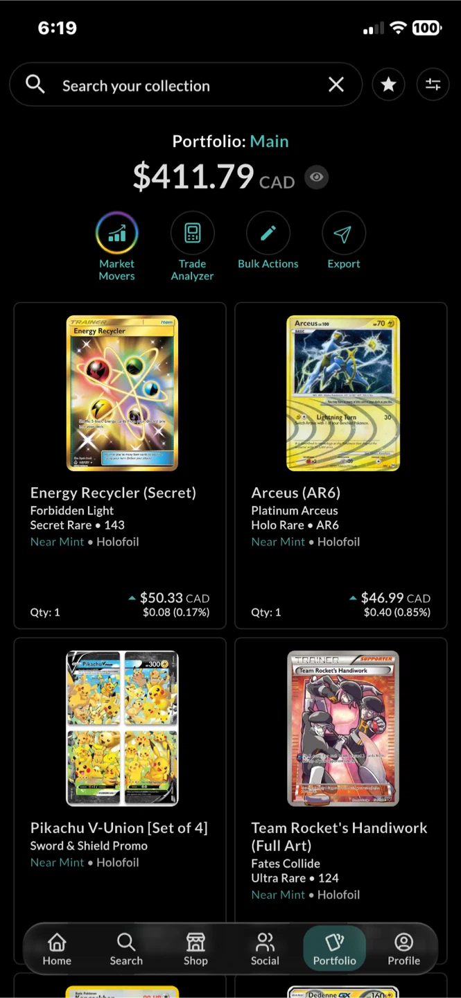 Pokémon collection