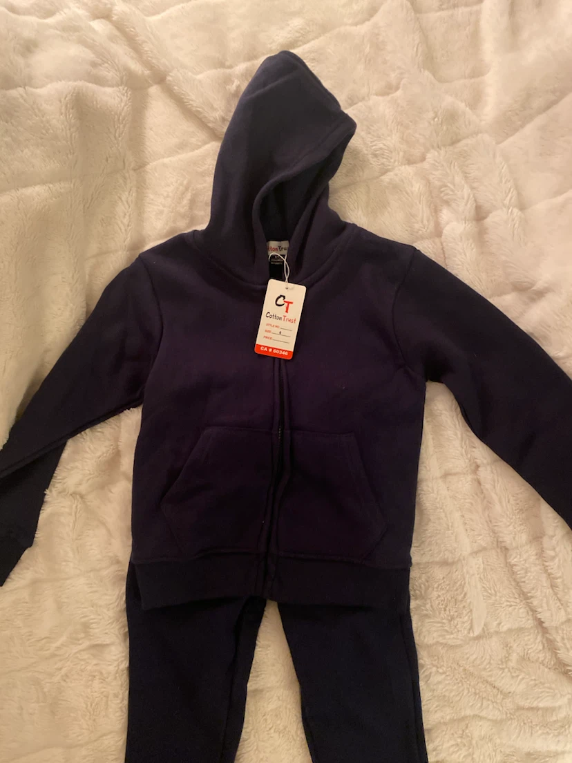 Cotton Trust Kids Navy Tracksuit