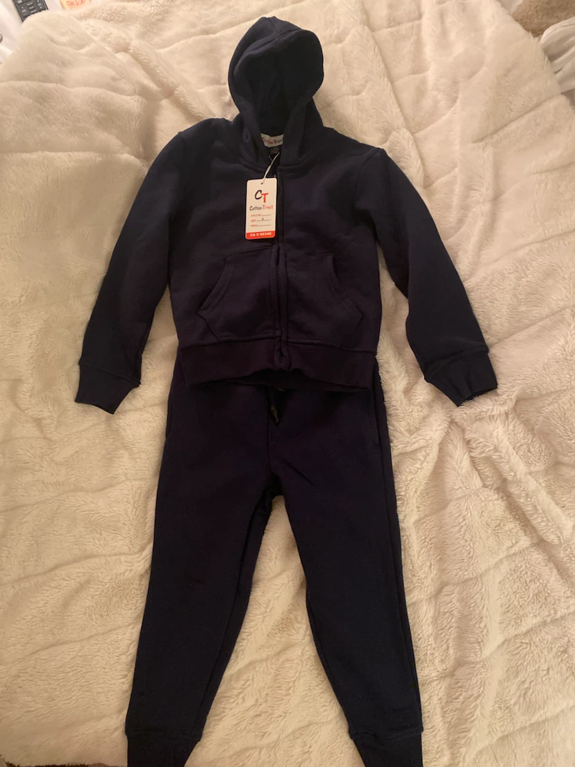 Cotton Trust Kids Navy Tracksuit - photo 2