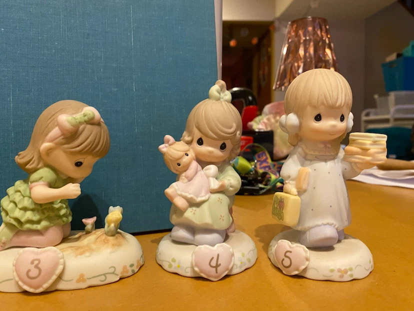 Set of 5 Precious Moments Birthday Figurines - photo 4