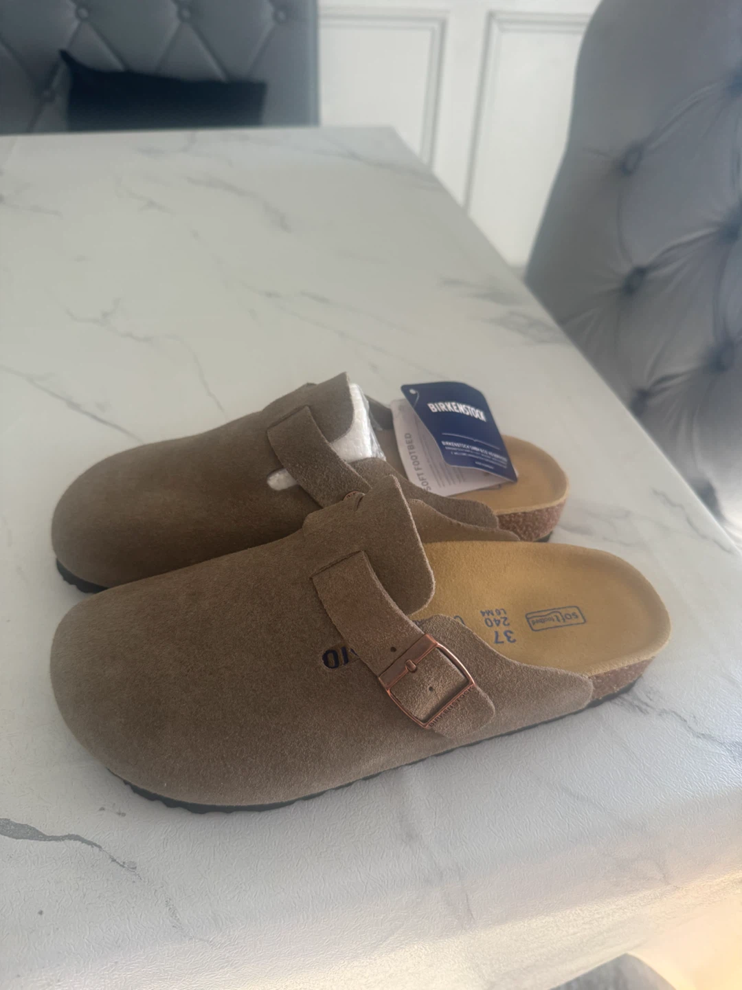 Birkenstock Boston Clogs Taupe - photo 3
