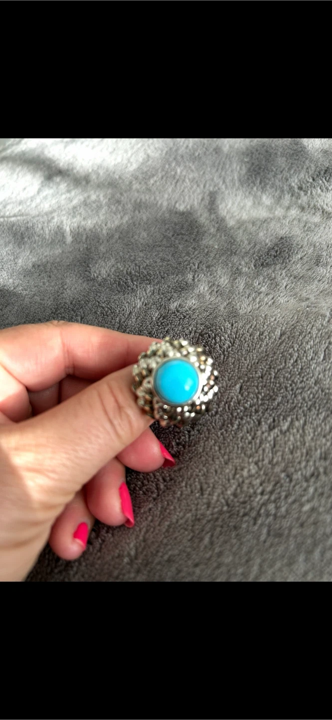 Vintage Turquoise Statement Ring