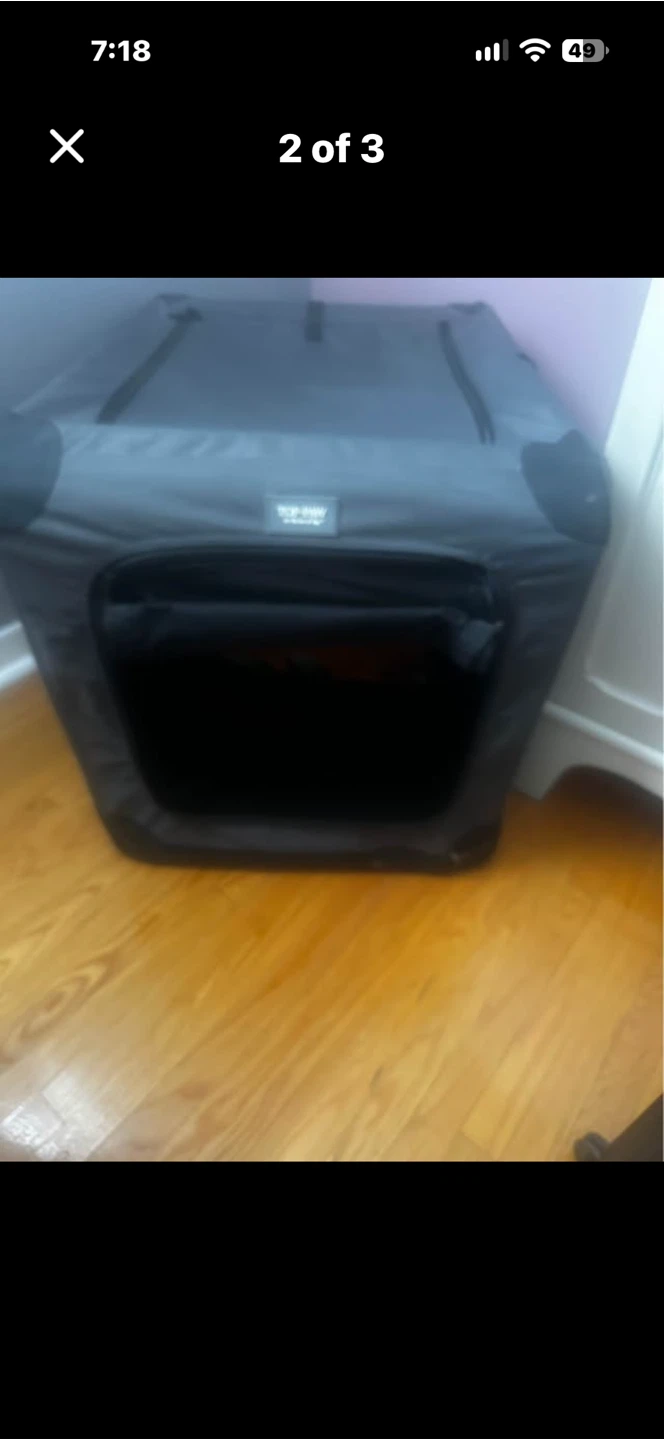 Top Paw soft-sided dog crate