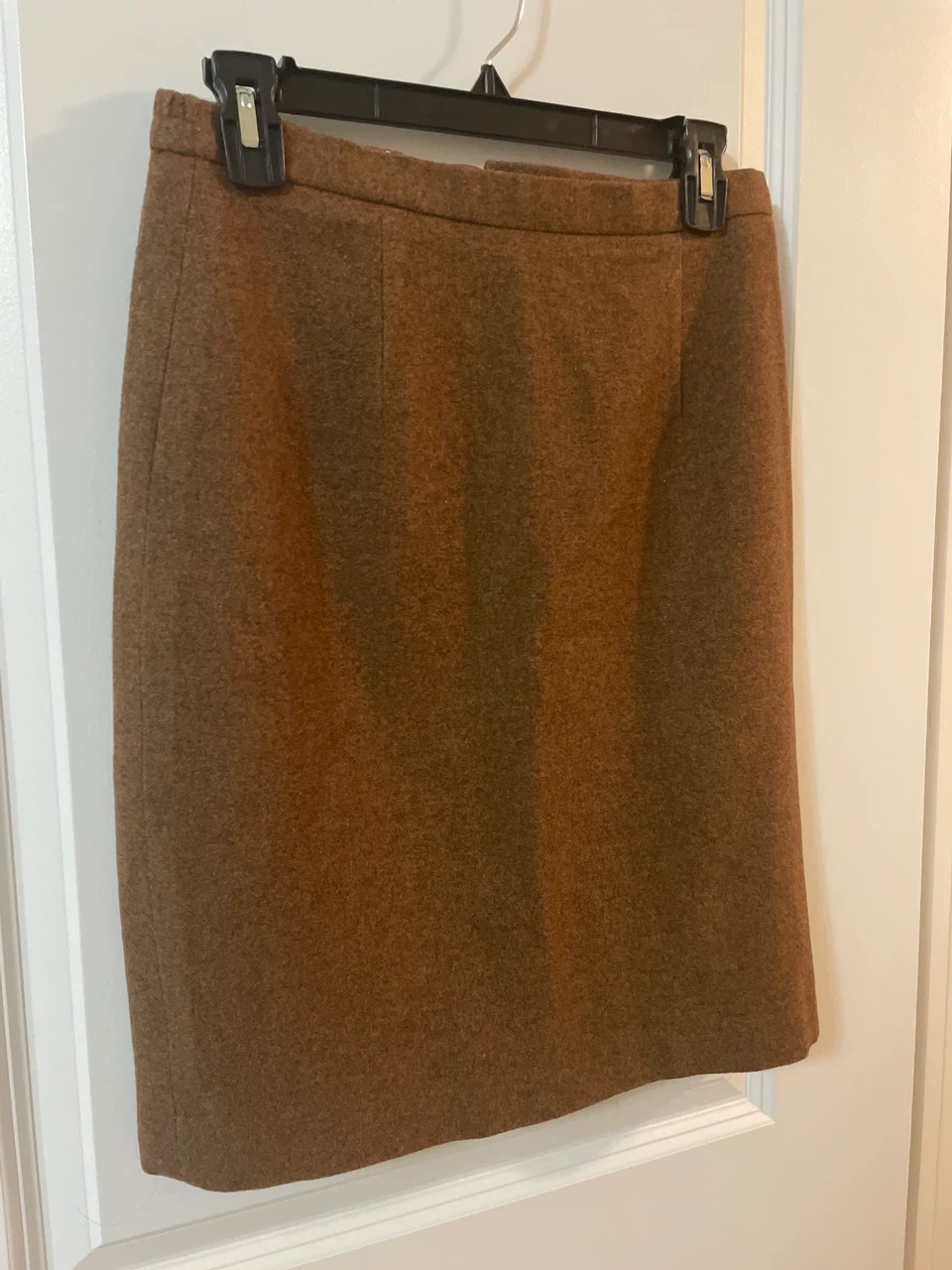 C'est La Vie Brown Wool Skirt