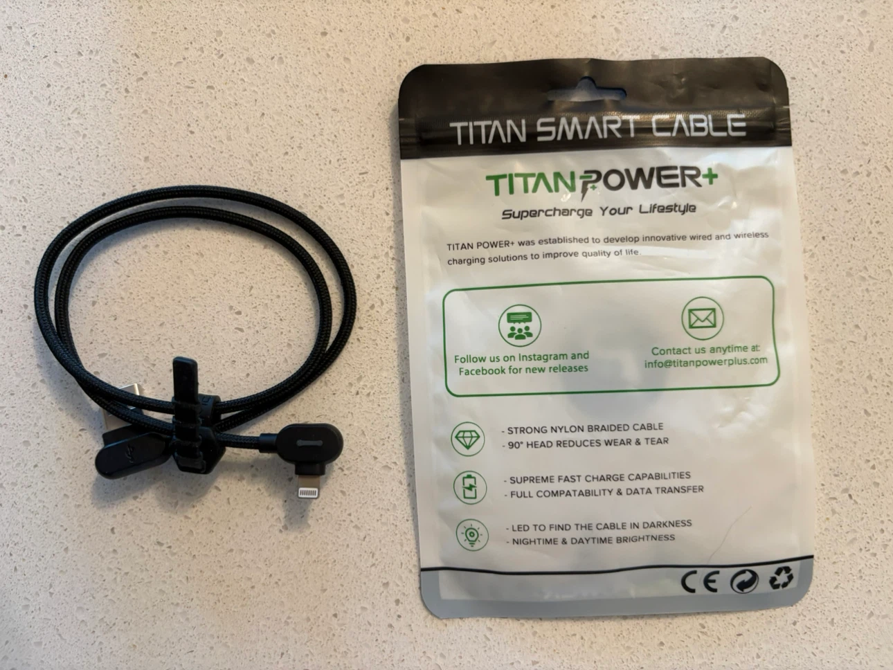 New lightning cable - cable lightning neuf - photo 4