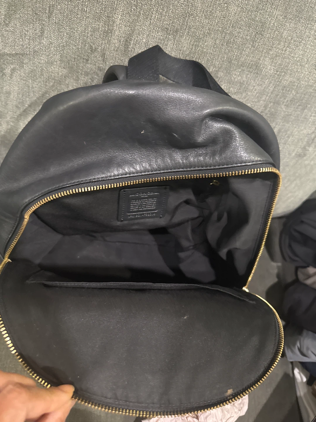 Coach Signature Print Backpack - photo 2