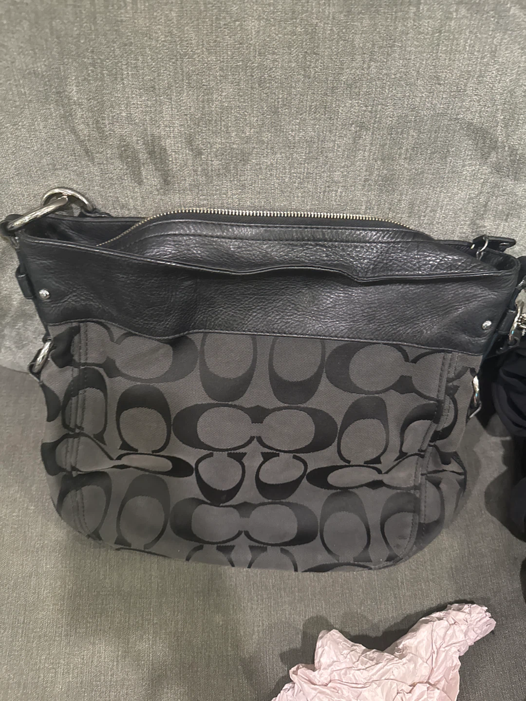 Coach Black Signature Shoulder Bag - photo 2