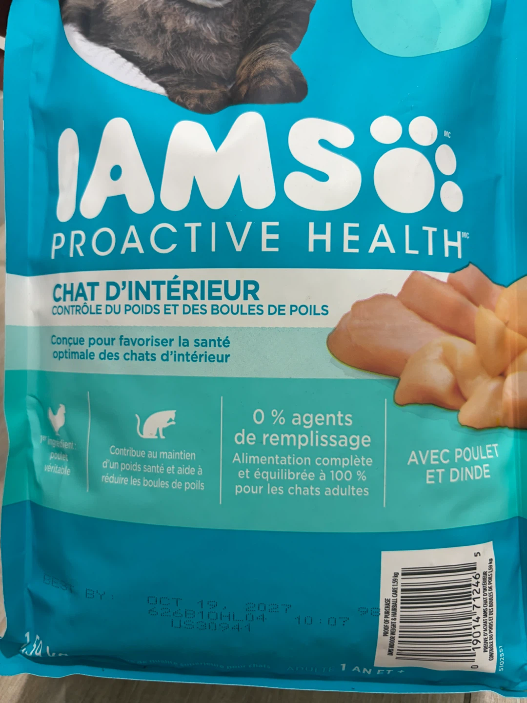 Iams Proactive Health Indoor Cat Food 1.59 kg - photo 2