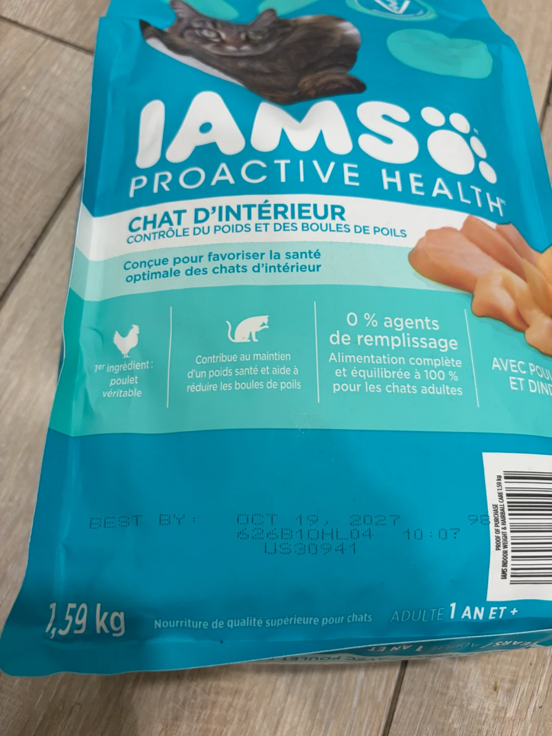 Iams Proactive Health Indoor Cat Food 1.59 kg - photo 3