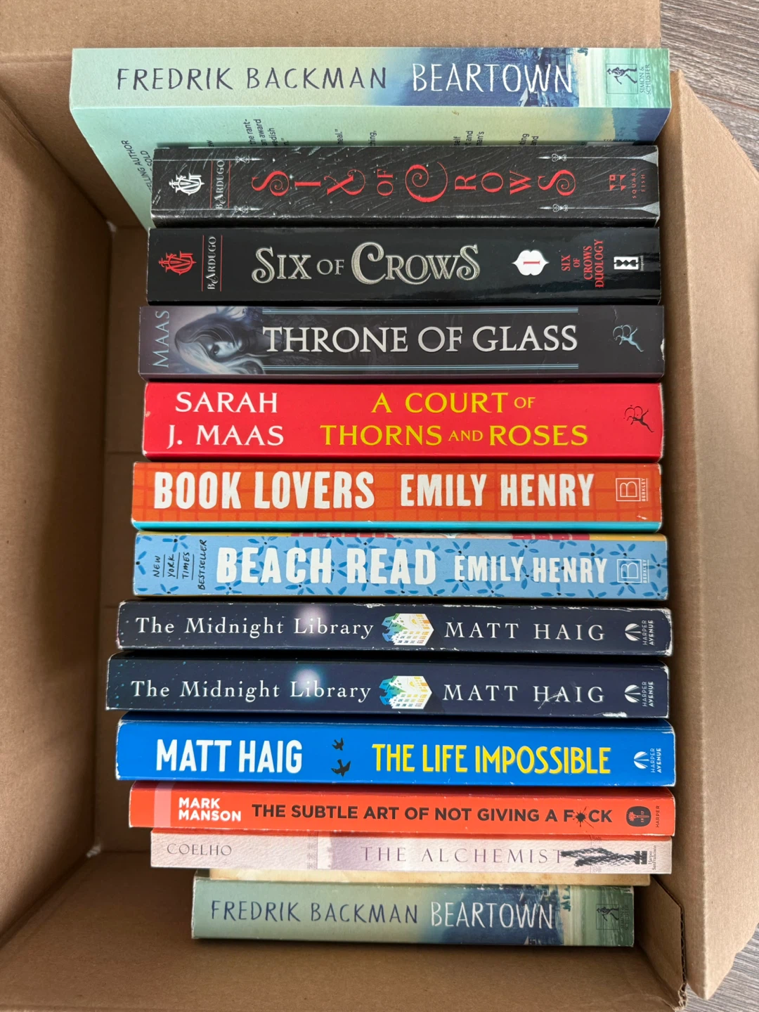 Popular books for sale ($3-$10 each)
