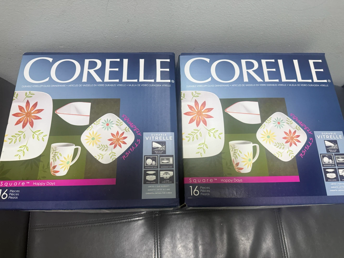 32 pc brand new corell 2 sets 16 pc each