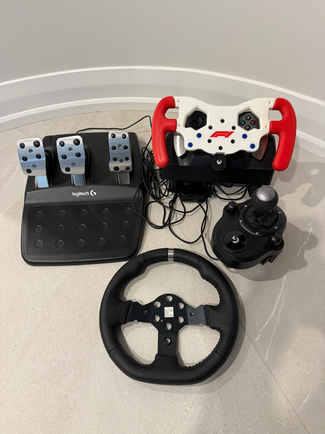 Logitech Racing Wheel and Shifter Setup