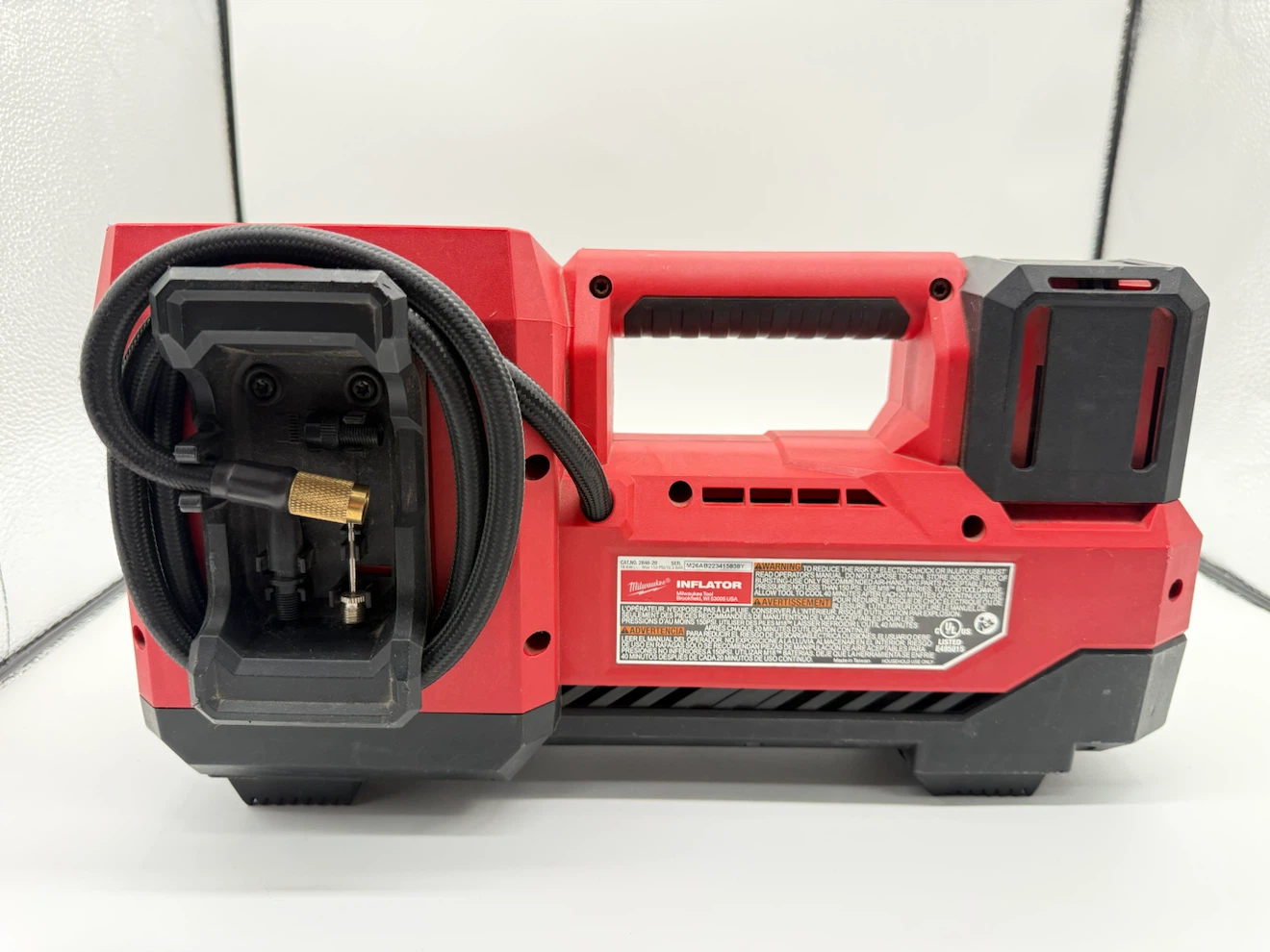 Milwaukee M18 Lithium-Ion Cordless Inflator Tool-Only 2848-20 - photo 3