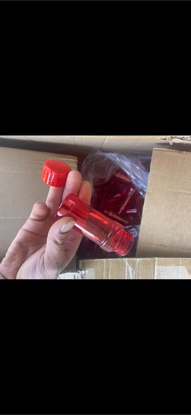 Bulk Red Plastic Spice Jars with Flip-Top Lids - photo 2