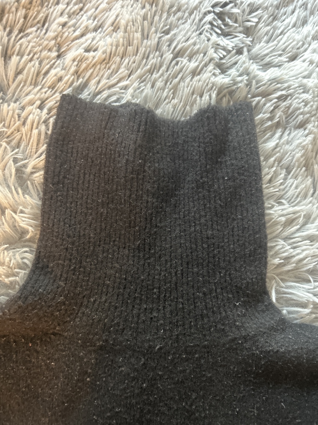 Black Knit Turtleneck Sweater - photo 2