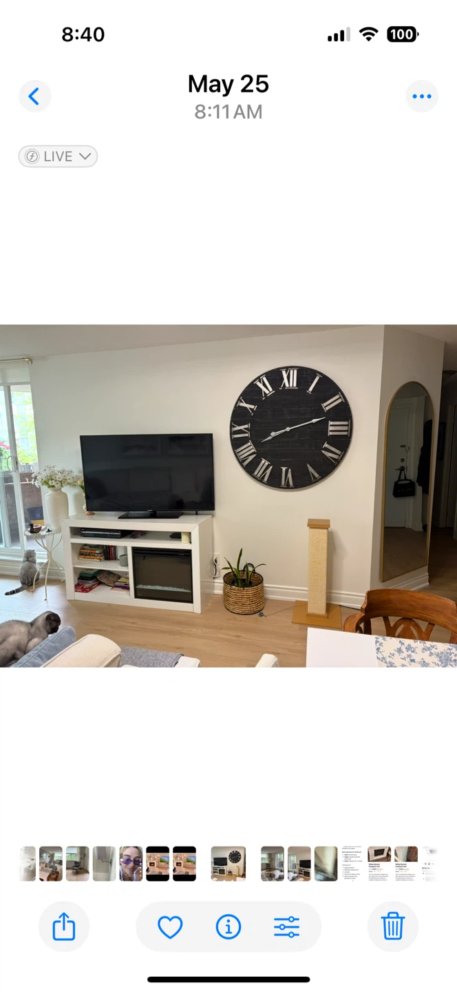 Large oversized clock