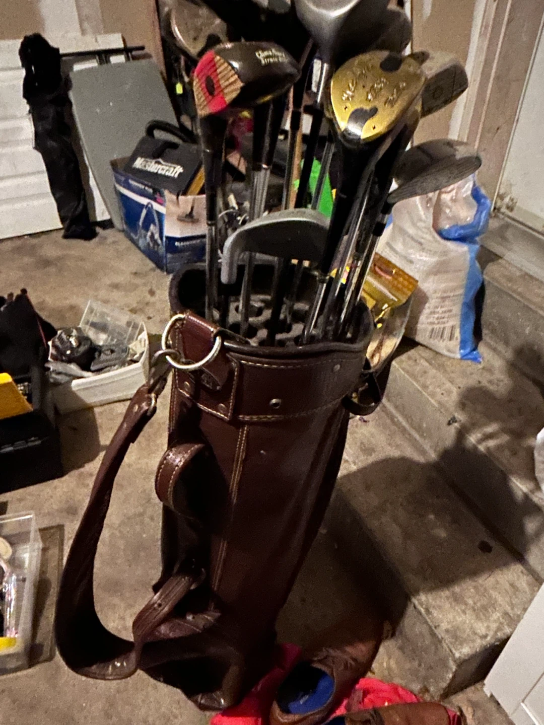 Ajay Golf Bag with Assorted Golf Clubs