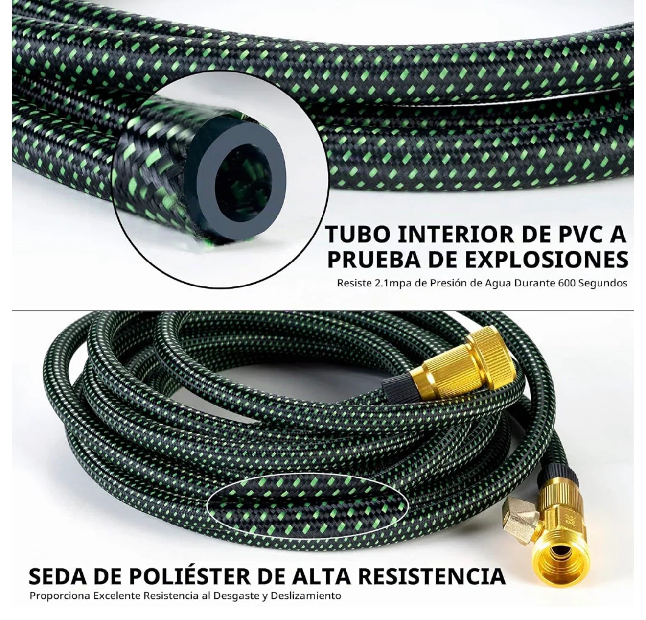Garden Hose with 10-Pattern Spray Nozzle - photo 4