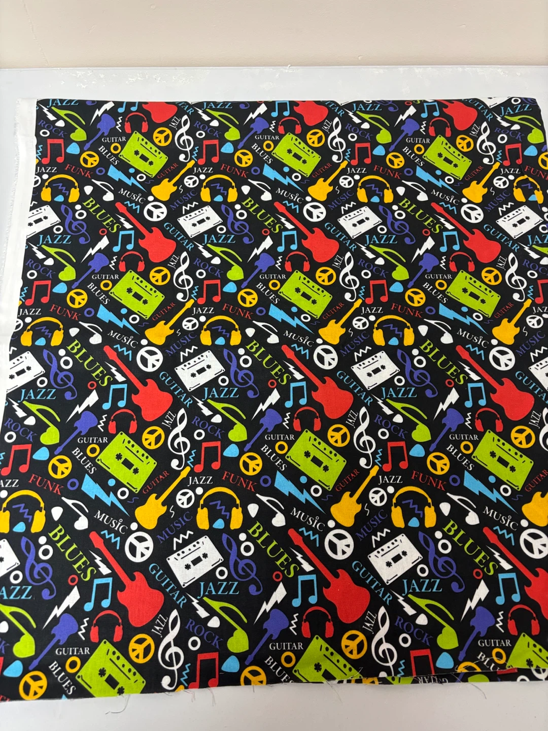 Music Themed Cotton Fabric