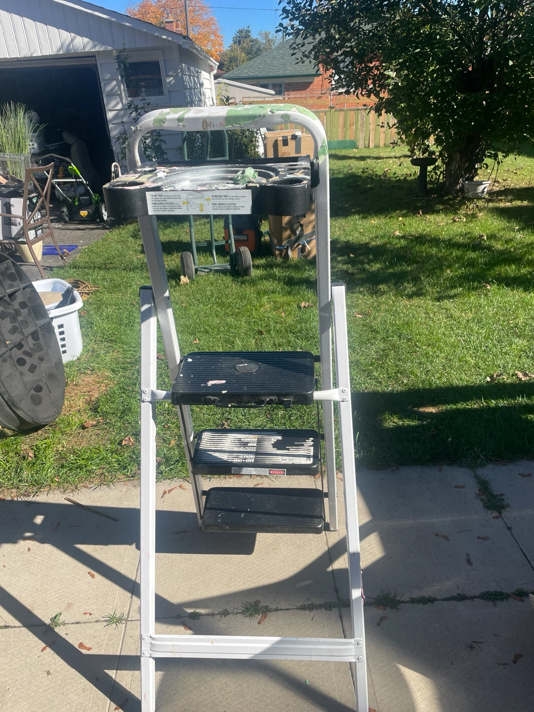 3-Step Folding Ladder - photo 2
