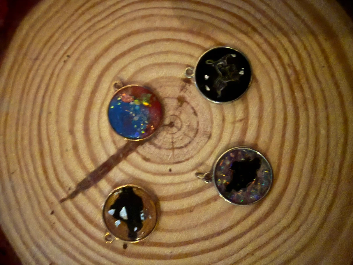ایران               Iran inspired  UVResin Circle Charms