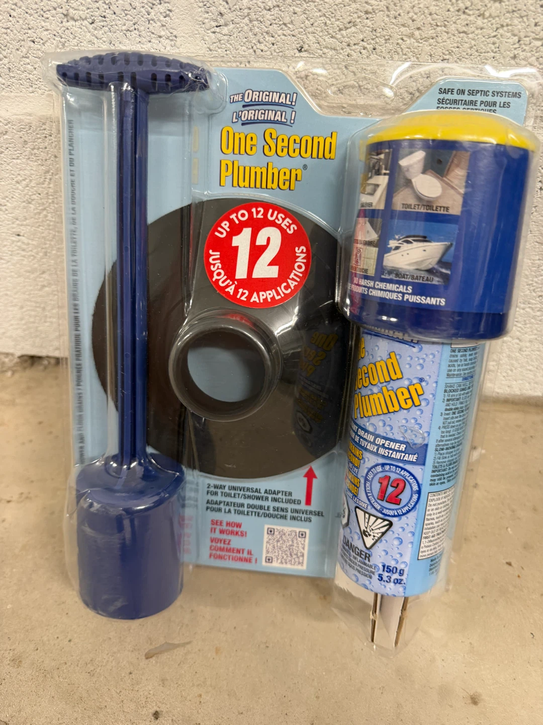 One Second Plumber Instant Drain Opener