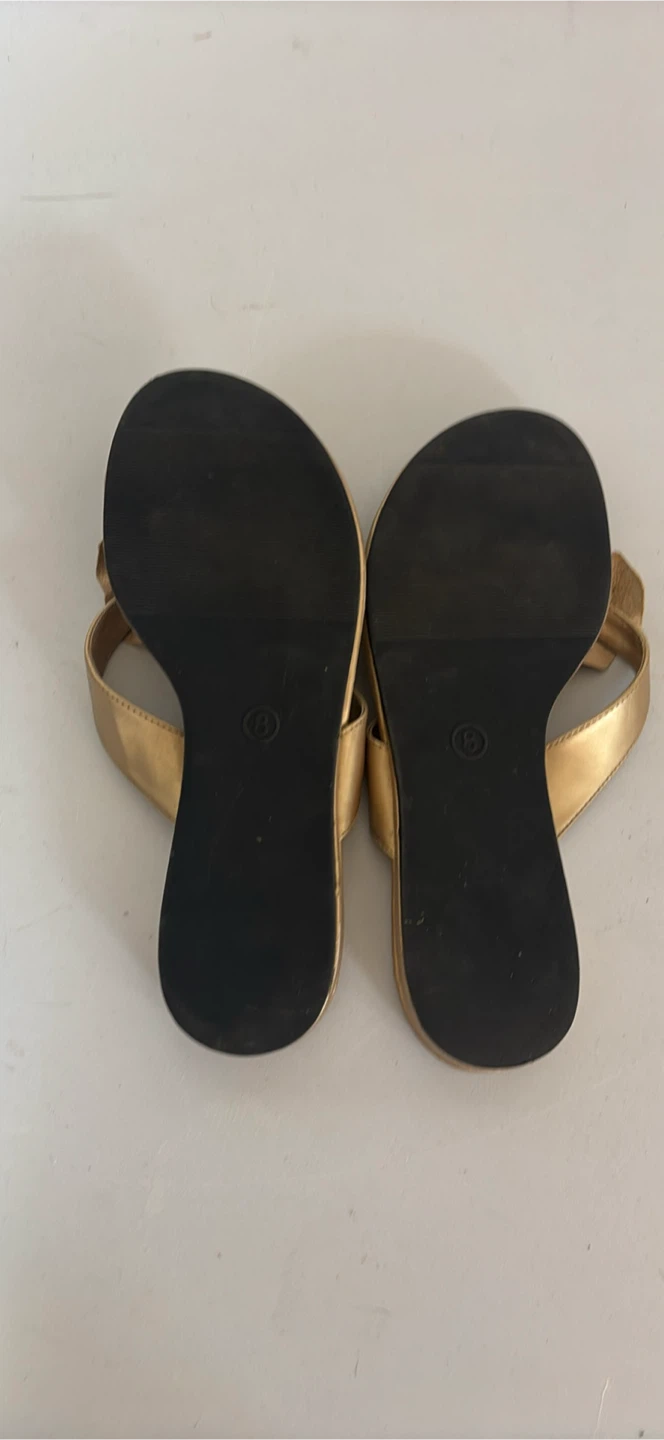 George Gold Floral Sandals - photo 2