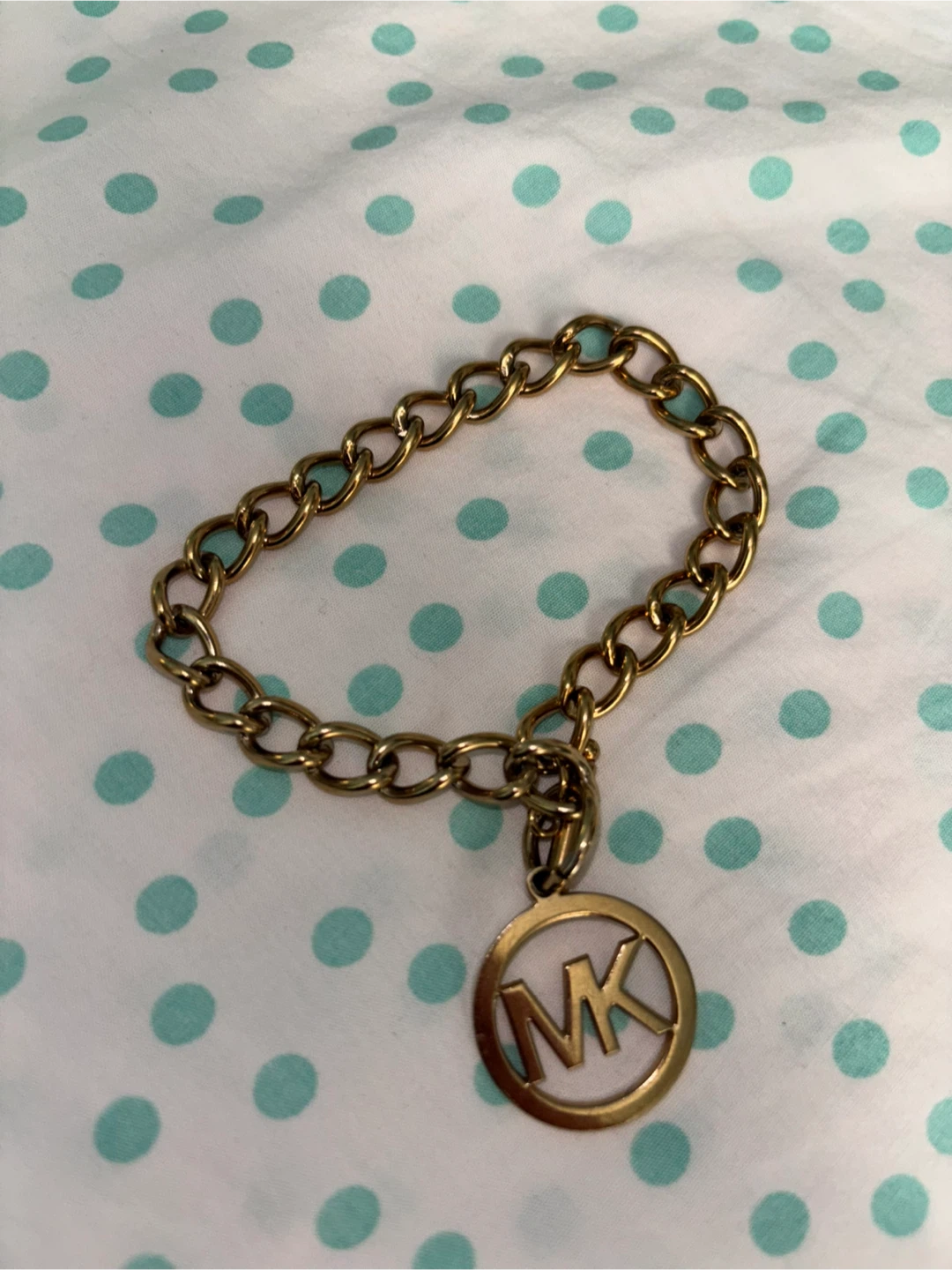 Michael Kors gold-tone logo charm bracelet - photo 2