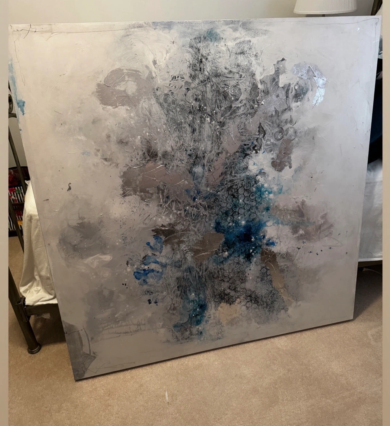 Large Abstract Canvas Painting