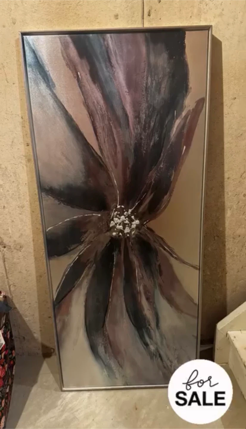 Abstract Floral Wall Art