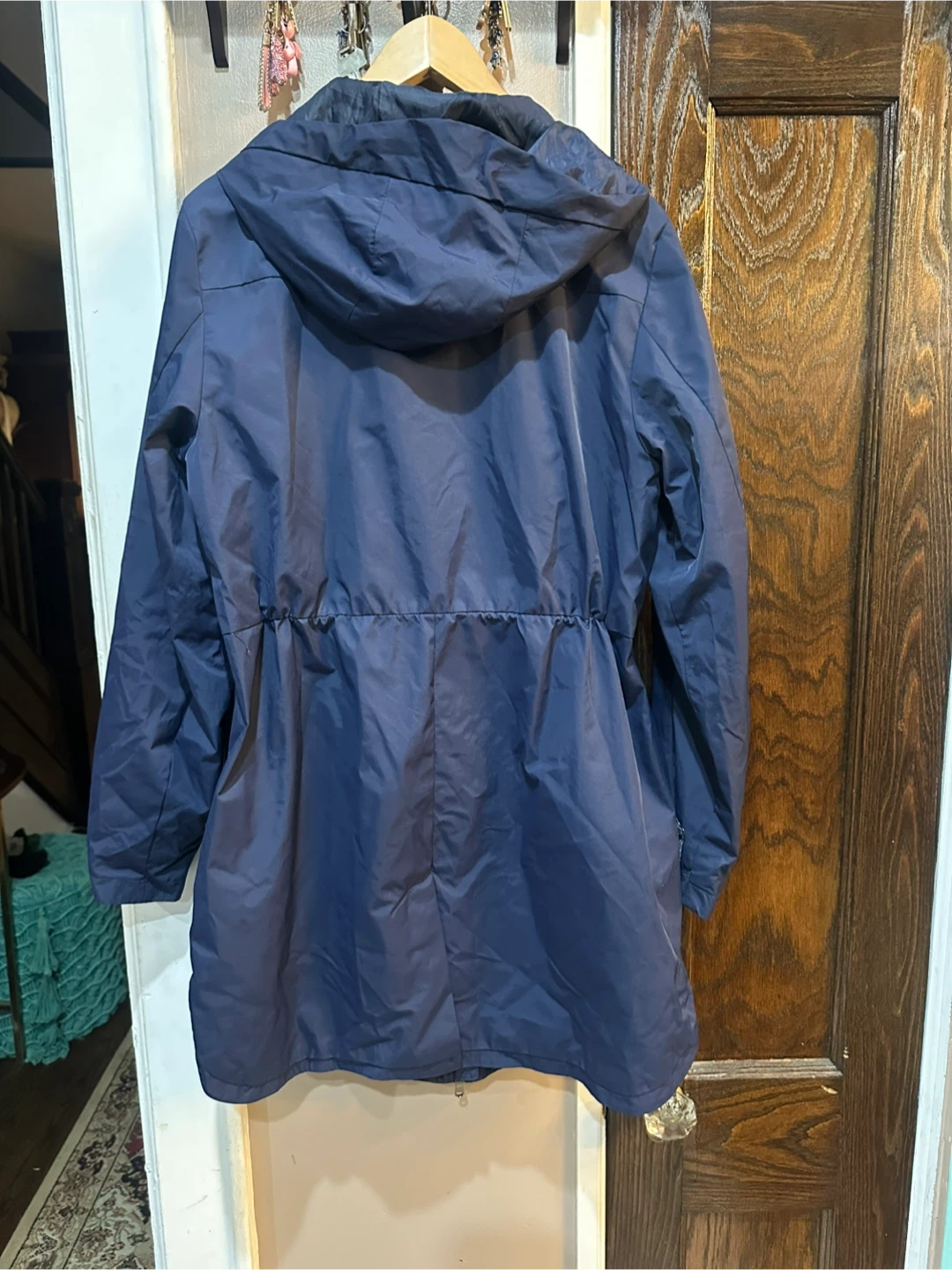 UpFashion Navy Blue Hooded Jacket - photo 2