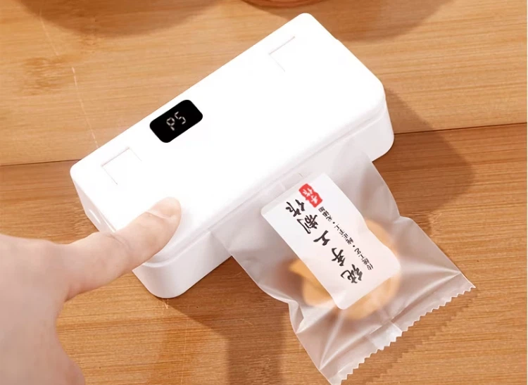 Portable White Mini Bag Sealer