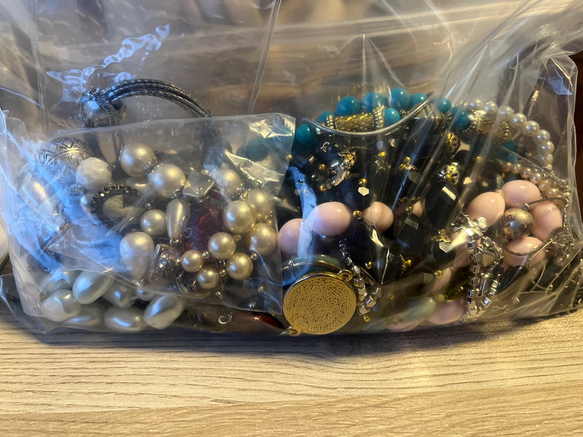 Mystery Bag of Assorted vintage Costume Jewelry