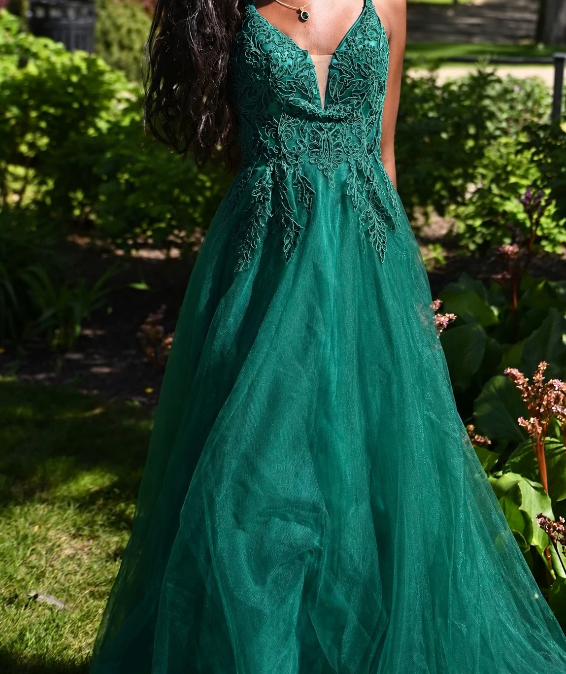 Emerald Green Formal Gown - photo 2