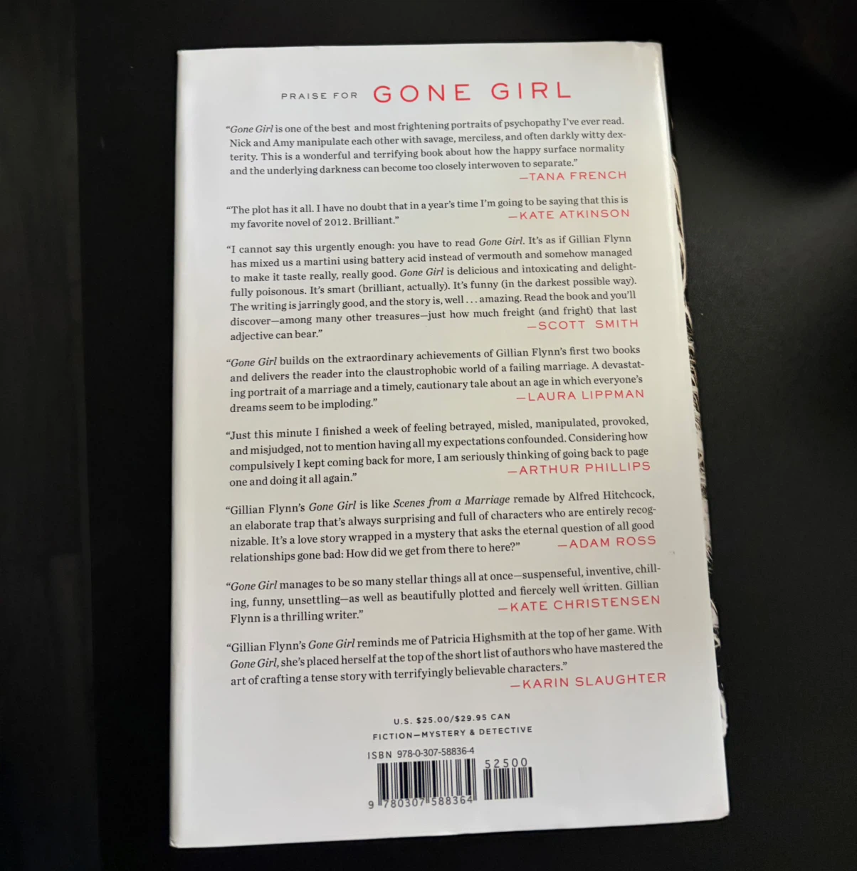 Gone Girl by Gillian Flynn Hardcover - photo 2
