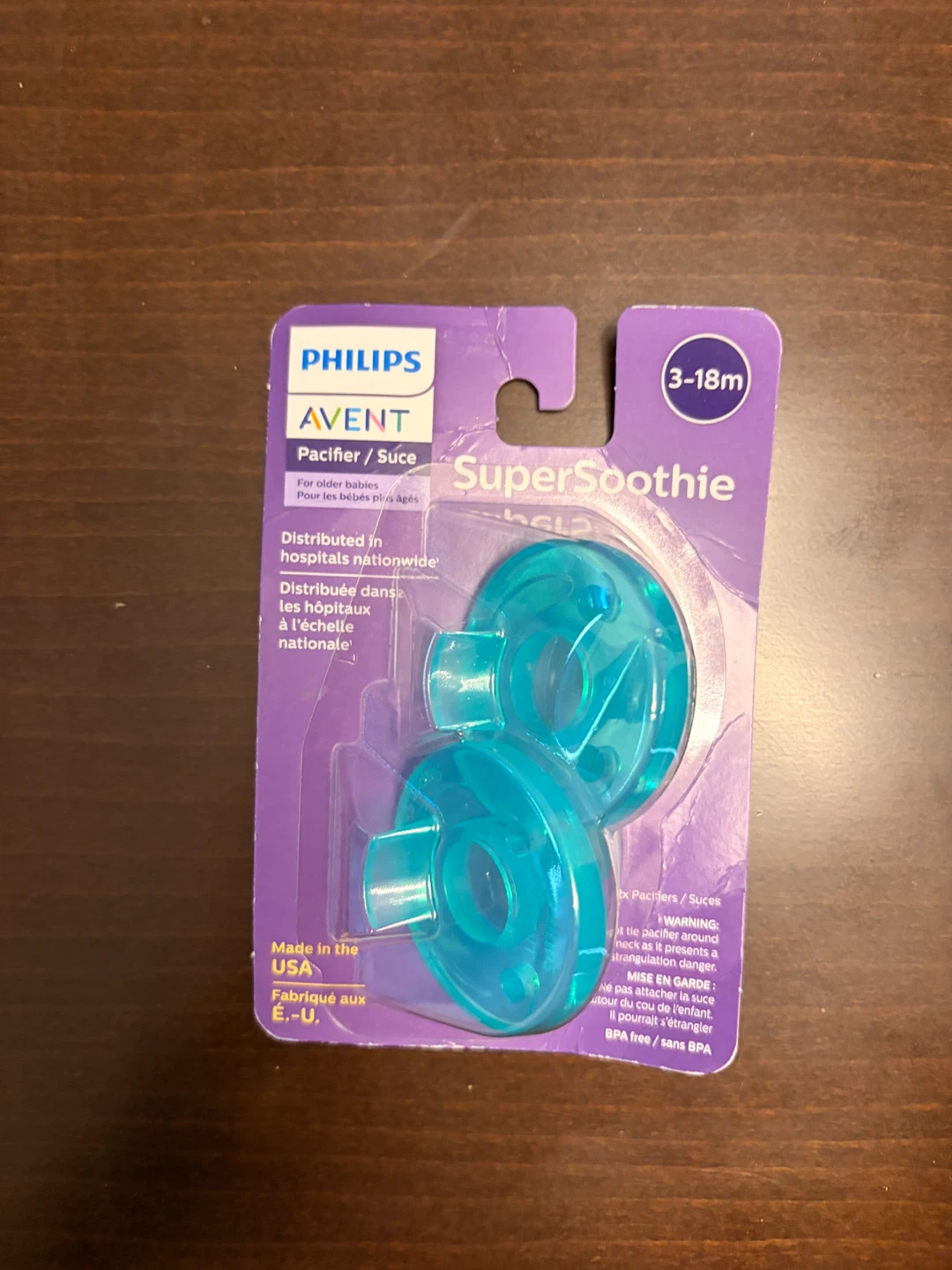 Philips Avent SuperSoothie Pacifiers 3-18m