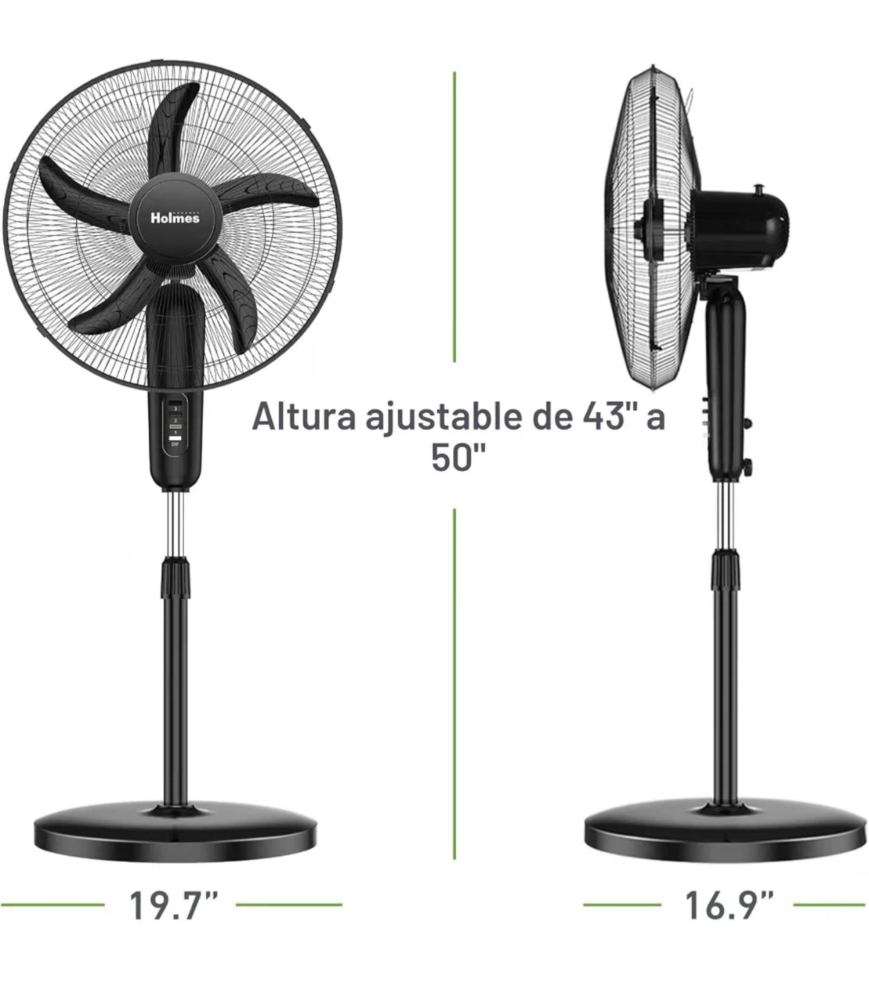 Holmes 18-inch Digital Stand Fan - photo 2