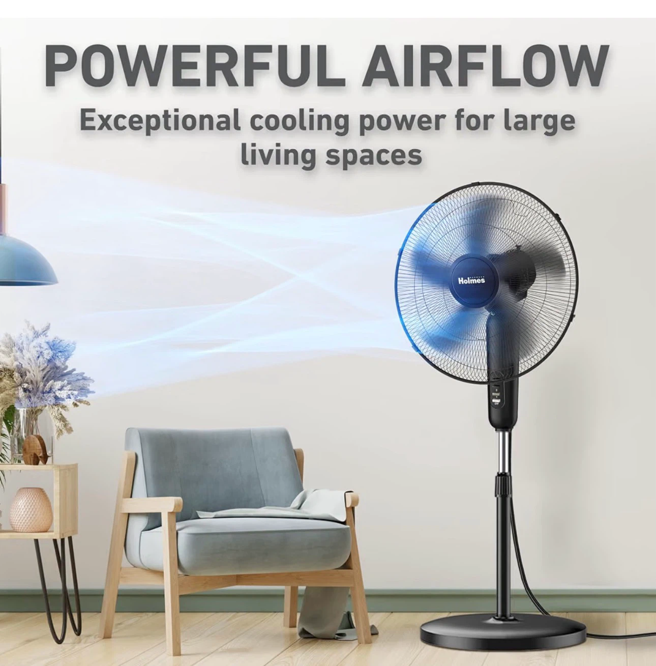 Holmes 18-inch Digital Stand Fan - photo 3
