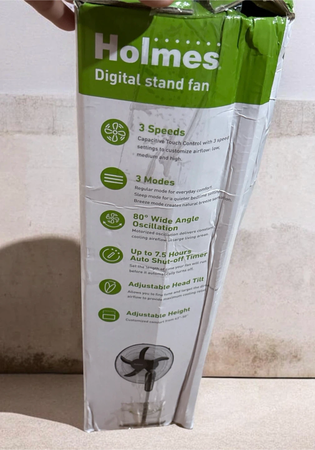 Holmes 18-inch Digital Stand Fan - photo 5