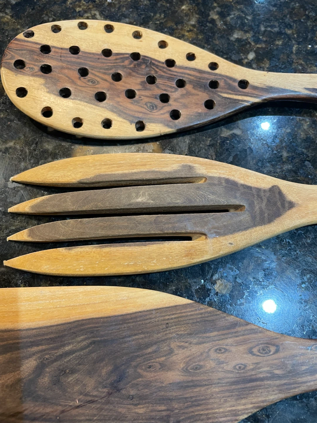 Set of 3 Wooden Kitchen Utensils - photo 2