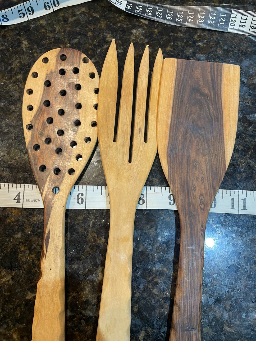 Set of 3 Wooden Kitchen Utensils - photo 4