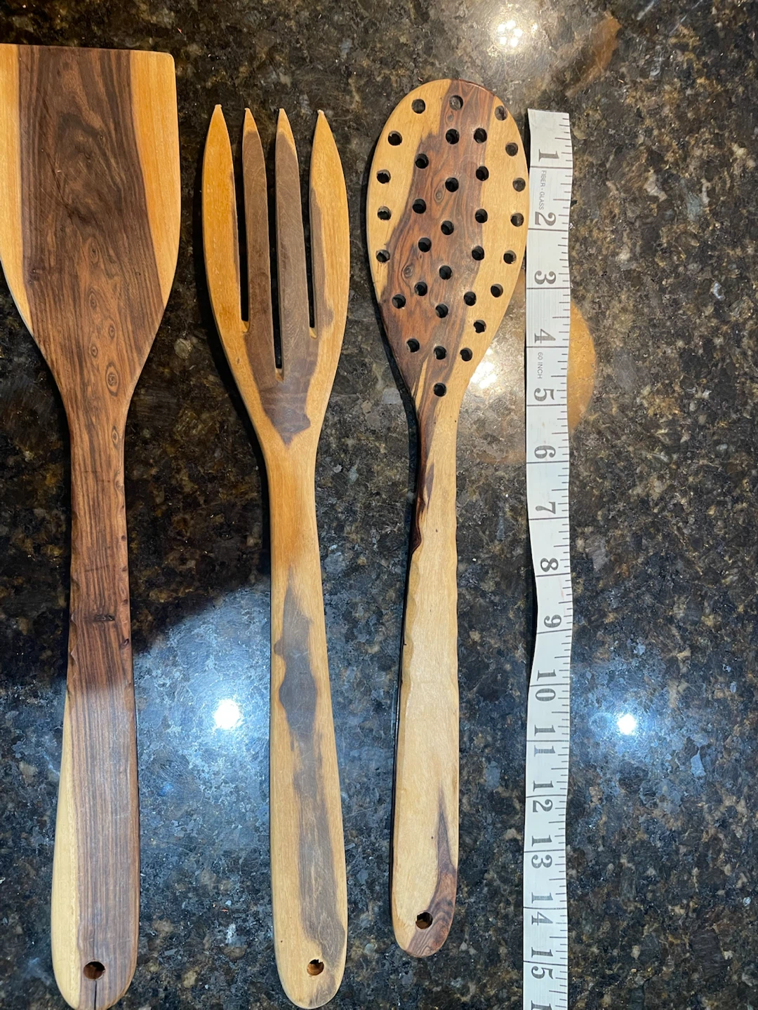 Set of 3 Wooden Kitchen Utensils - photo 5