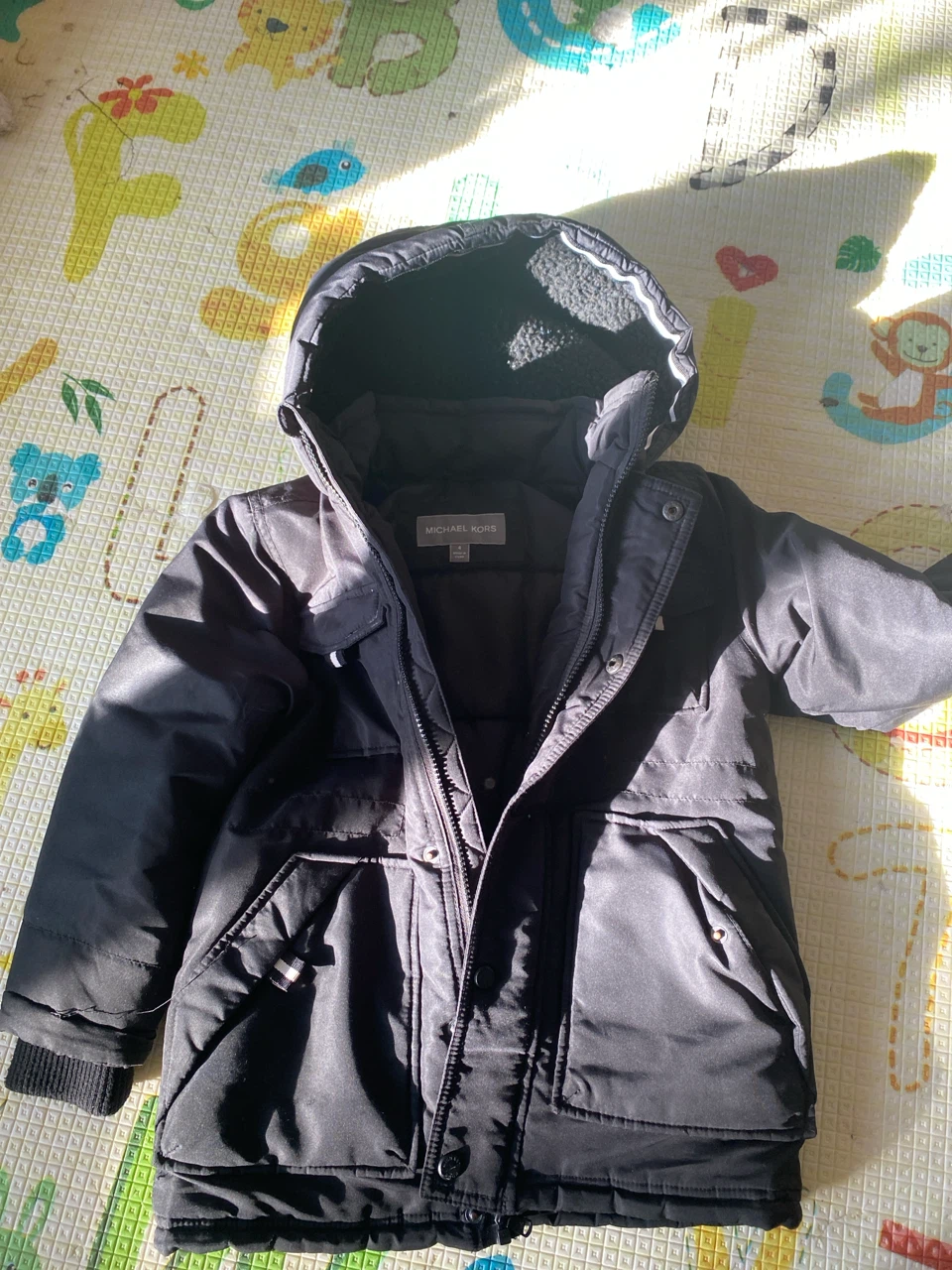 Michael Kors Kids Winter Jacket Black Size 4