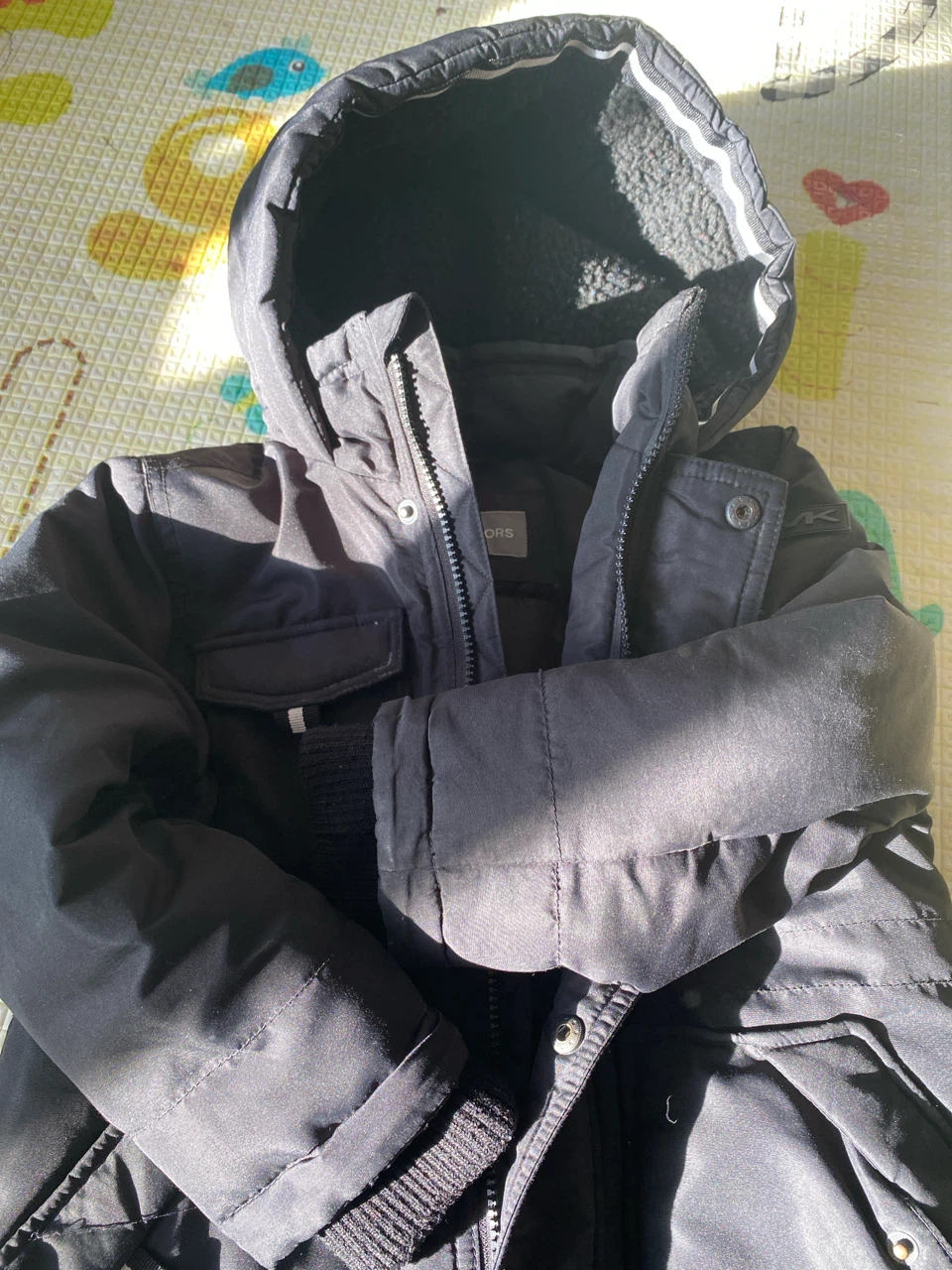 Michael Kors Kids Winter Jacket Black Size 4 - photo 2