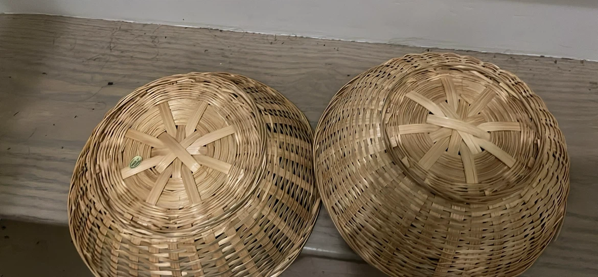 Set of 2 - Woven Basket - Decorative Bowl - photo 4