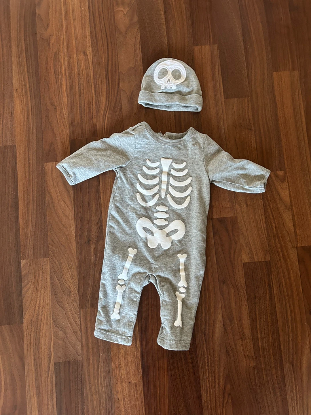 Baby Skeleton Onesie and Hat Set