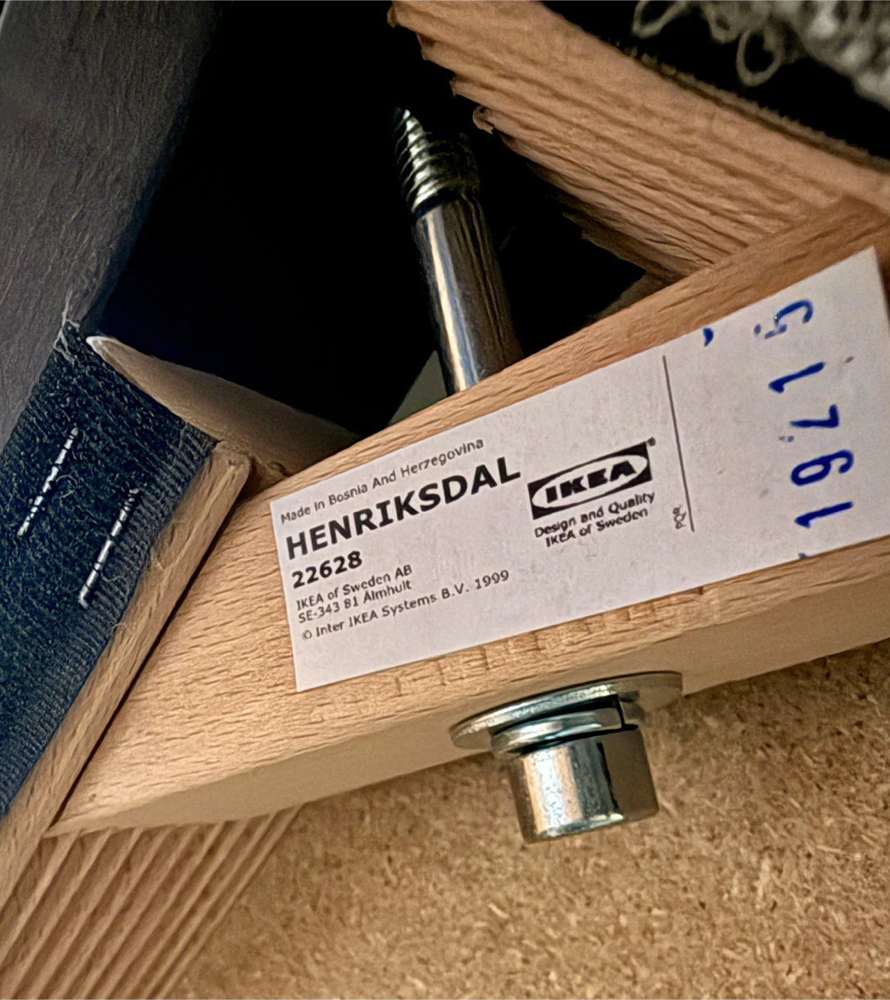 IKEA HENRIKSDAL Chair - Grey/White - photo 5