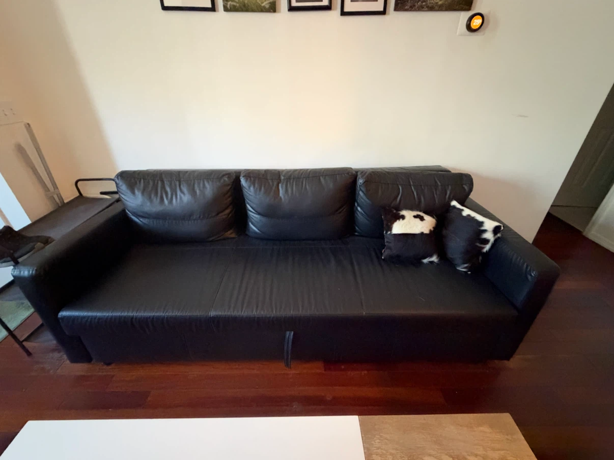 Black IKEA Friheten Sofa Bed