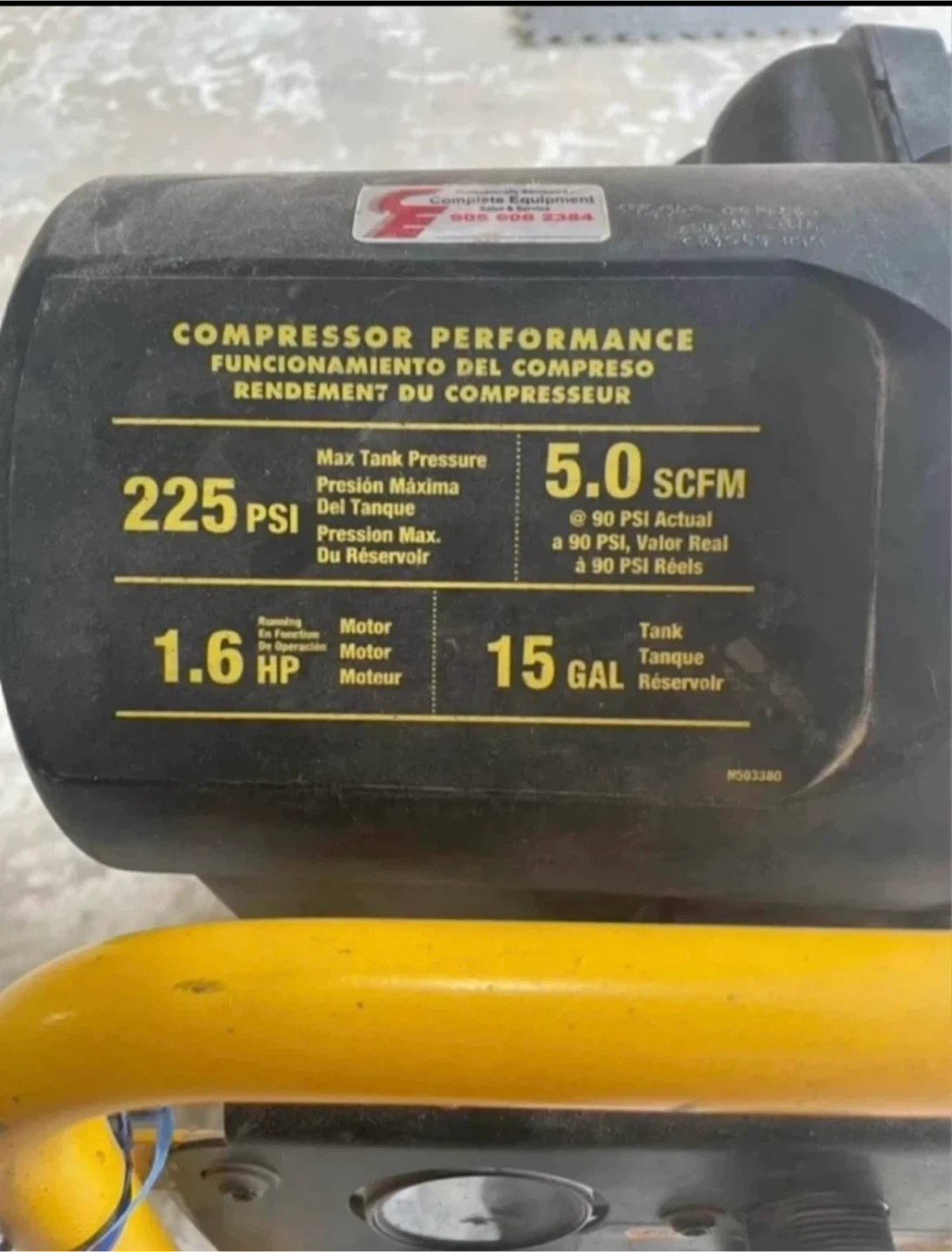 DeWalt 15 Gallon Air Compressor - photo 2