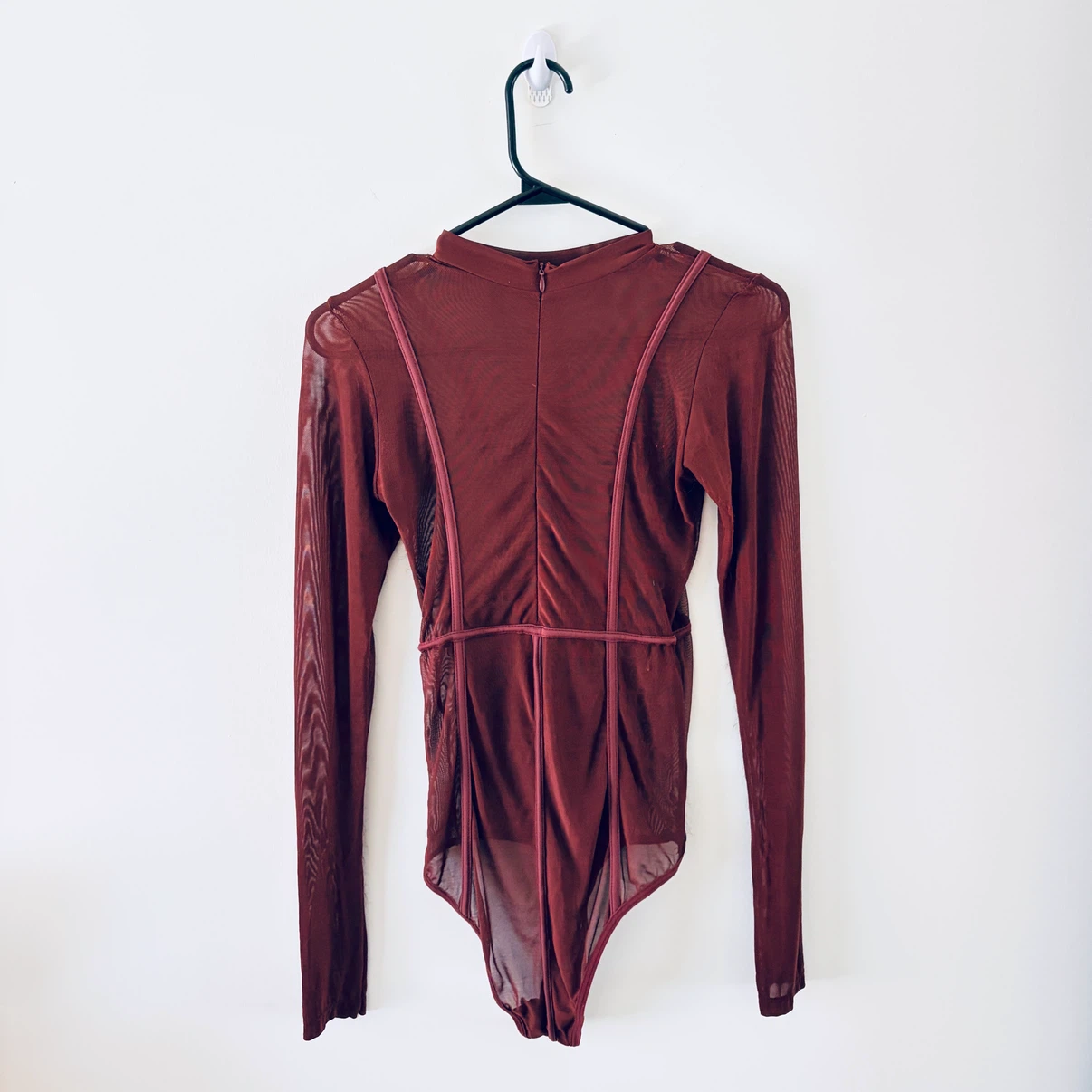 TIC:TOC Long Sleeve Mesh Bodysuit